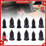 kokomo-my-sip-tw 120 Pcs Tire Repair Nail Kit 60pcs 0.21x0.47in 0.26x0.55in Rubber Screws with Screw