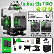 KELETOOL Laser Level 4d 16 Line Digital Meteran Bangunan Waterpass Digital Laser Tingkat Semangat Me