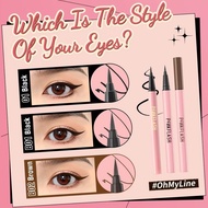 PINK Flash Waterproof Easy Eye Liner - Waterproof Liquid Eye Liner - Brown Black Eye Liner Eyeliner 