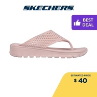 Skechers Women Foamies Footsteps Beach Ready Walking Sandals - 111578-BLSH Dual-Density, Machine Washable, Luxe Foam SK7