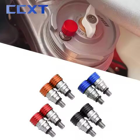 Motorcycle M4x0.7 Fork Air Bleeder Valves For KTM SX SXF EXC EXCF XC XCF XCW XCFW 85-500 2005-2019 M