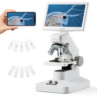TOMLOV 7inch LCD DM301 Pro 1600X Biological Microscope HDMI iOS Android Mac PC Hobby STEM Learning