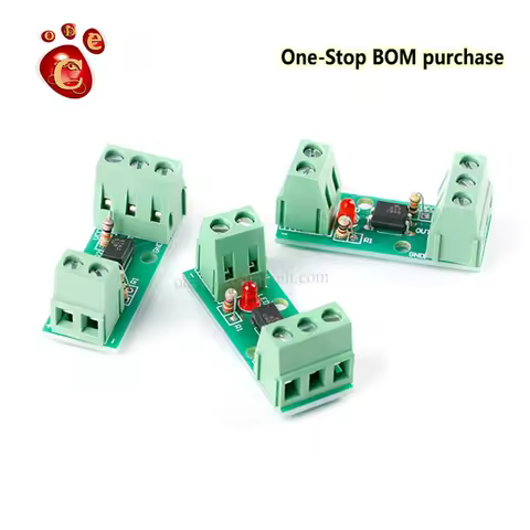 1 Channel Way Optocoupler Isolation Module PC817 EL817 3V-5V 12V 24V Photoelectric Isolator Rail Hol