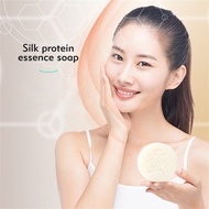 RRXUAN Silk Soap Drawing Soap Sea Salt Goat Milk Hand Soap Oil Control Cleansing Soap Kojic Acid Soap Glutathion Skin Whitening（ready stock）