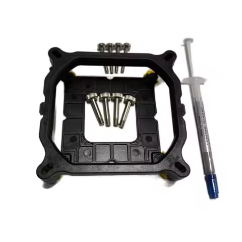 Desktop CPU Cooler Fan heatsink Bracket Holder Base with screws For LGA1700/1200/1150/1155/1156/1366