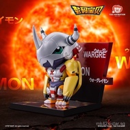 Blind Box Toys Japanese Anime Hand-Made Digital Baby  Combat Greymon Steel Galulu Digimon   Blind Bo