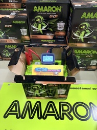 แบตเตอรี่รถยนตืสหรับรถเก๋งใหญ่ หรือรถเก๋งติดเครื่องเสียง ยี่ห้อ AMARON รุ่นGO 65D26 ขั้วR และ ขั้วL 
