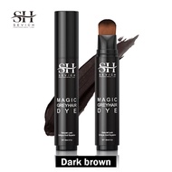 Disposable Hair Color Stick Quick Gray Coverage Root Hair Dye Instant Gray Root Coverage Hair Dying 