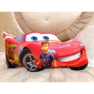 Mcqueen Car Pillow with photo printed