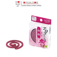 Hộp 4 nhang đuổi muỗi hương hoa bìm bìm Aroma hương đuổi muỗi và côn trùng kèm đế cắm nhang Nhật Bản