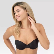 Maidenform Women's 2-Pack One Fab Fit Demi - Black and Sheer Pale Pink