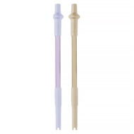 Blender Bottle Straw 彈性吸管 薰衣紫 + 奶茶杏 2支 1組