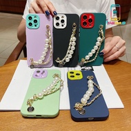 SOFT CASE NALLE PEARL BRACELET FOR OPPO A8 A31 2020 A36 A59 A74 A76 A94 A95 A96 F1S F5 F7 PRO F17 PR
