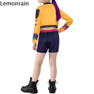 CFD4451 ชุดเดรสหรูหรา ชุดคอสเพลย์นักล่าปีศาจ ชุดเต็ม รูปแบบการพิมพ์ 3 มิติ ชุดเดรส Zoey Mira ชุดเด็ก