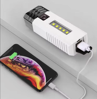 Senter dan Charger Hp Senter Mini Cas LED COB Super Terang Kuat Usb