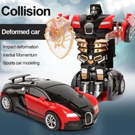 Transforming Car Toys Transformers Robot Police Car Deformation Bump Toys Automatic I2r7
