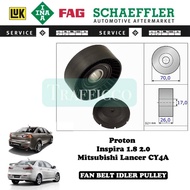 INA Proton Inspira Mitsubishi Lancer CY4A Fan Belt Tensioner Idler Pulley 70mm