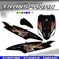 Transparent Mio Arai Striping Sticker/ RX7x SeriesRussel