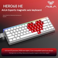 AULA HERO 68HE Magnetic RT Keyboard RGB 8Khz Wired Switch Hot-Swappable Gaming Keyboard