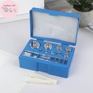 LadyHome 17Pcs 10mg-100g Precision Digital Scale Calibration Weight Set Weighting Tools 100g 50g 20g