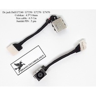 DC Power Jack Connector DELL Latitude E7240 E7250 P22S 04W9NY 4W9NY DC30100O000