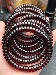 天然緬甸血珀精工直切手串