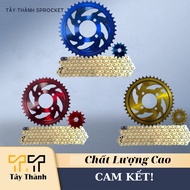 Xipo chain sprocket set, C45 steel, high quality Thai product