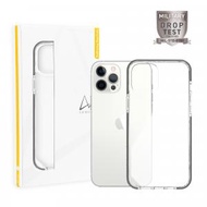iPhone 12 Pro / 12 Signature 電話保護殼_水晶透明/灰帶