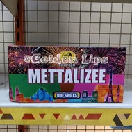 FIREWORK CAKE METTALIZEE -- KEMBANG API CAKE 100 shot 0.8 inc