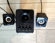迷你 電腦喇叭仔 2.1 可調校 Bass & Treble