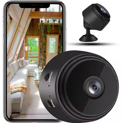 1/4PCS A9 Smart Mini Camera - Suitable for Home\Meetings\Warehouse\Car\Indoor, Infrared Night Vision