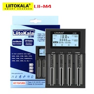 LIITOKALA LII-M4 4 Slots Battery Charger LCD Display for 18650 26650 AA AAA Lithium NiMH Battery Rechargeable Battery Charger