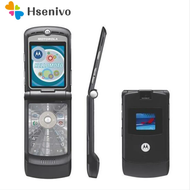 Motorola V3 Original คุณภาพดี100% พลิกโทรศัพท์จีเอ็มเอสสายคาดโทรศัพท์มือถือหนึ่งปีจัดส่งฟรี