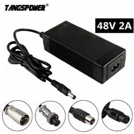 SMT🌺TANGSPOWER 48V 2A electric bike lead acid battery charger for 57.6V Lead-acid Battery e-bike Scooters Motorcycle Cha