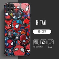 Y-6 Spider-Man HD Glass Casing for OPPO Reno A16K 4 A93 A16E A15 A55 A54 A15S 4F Lite Case