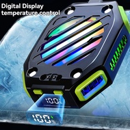 X111 Phone Magnetic Semiconductor Coolng Fan Radiator with 7 Gears Adjustable Game Cooler for IOS An