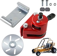 Upgrade Go Kart Mechanical Disc Brake Caliper and Bracket Kit with Pads and disc for Manco 9598 9597