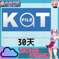 【現貨+開發票】小妹代購 免空 雲端 序號 升級碼 會員 高速下載 katfile 30天