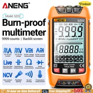 [Vodool]ANENG SZ01 SZ02 สมาร์ทดิจิตอลมัลติมิเตอร์ 6000 9999 นับค่า True RMS เครื่องวัดอุณหภูมิความต้