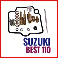 ชุดซ่อมคาร์บู SUZUKI best110  ซูซูกิ เบส110 ชุดซ่อมคาร์บูเรเตอร์ ชุดซ่อมคาบู ชิ้นส่วนอะไหล่ดั่งเดิม