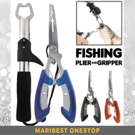 16CM STAINLESS STEEL FISH FISHING PLIER AND BL-039 FISH GRIPPER MAX WEIGHT 25KG