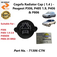 Cogefa Radiator Cap ( 1.4 ) - Peugeot 306, 405 1.9/2.0, 406D8 & 806 ( 71306-C7N )