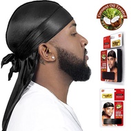 Durag Baotou Cap Long Tail Cap Pirate Cap Hip Hop Cap hiphop Laced-Up Headscarf Asen Same Style Hat