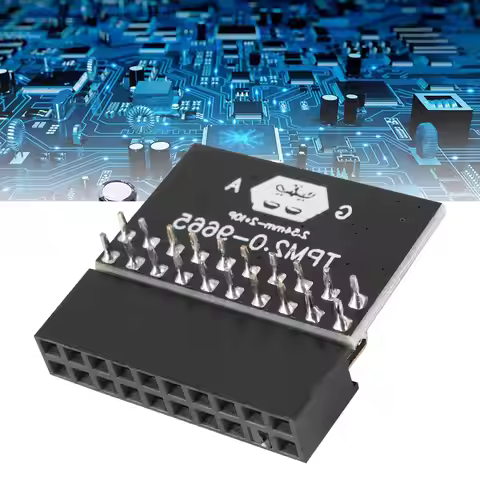 LPC 20Pin Protection Module For ASUS TPM-L R2.0/Gigabyte GC-TPM2.0 Compatible Trust Platform Module 