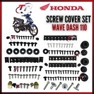 HONDA WAVE DASH 110 DASH110 BODY COVER SCREW SKRU SKREW CAVER SET COMPLETE FULL COVERSET 100% GOOD Q