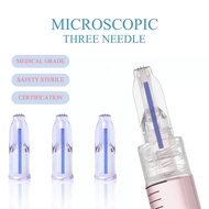 Disposable 34G Nanosoft 3pins 4G 1.0mm 1.2mm 1.5mm Multineedleing Sterile Single Packaged Crystal Ne