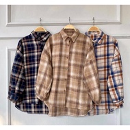 KEMEJA Useful NONA SHIRT // NONA FLANNEL // WOMEN'S FLANNEL // KOREAN WOMEN'S SHIRT