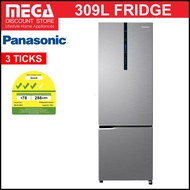 PANASONIC NR-BC360XSSG 358L 2-DOOR FRIDGE (3 TICKS)