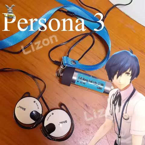Persona 3 Cosplay Makoto Yuki Minato Arisato Junpei Iori Man MP3 Walkman Props 3D armband Cosplay Pr