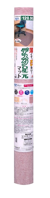 SANKO - 書桌保護地板地墊120x90cm(淺粉紅色)-厚度4mm